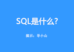 SQL是什么