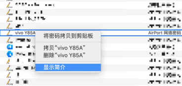 ios查看已连接wifi密码
