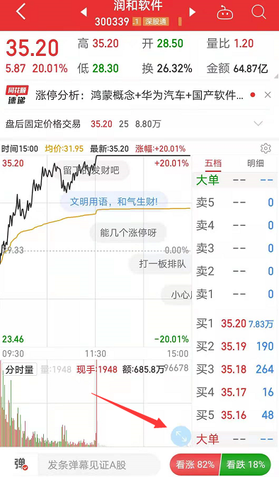 同花顺app怎么看历史分时图