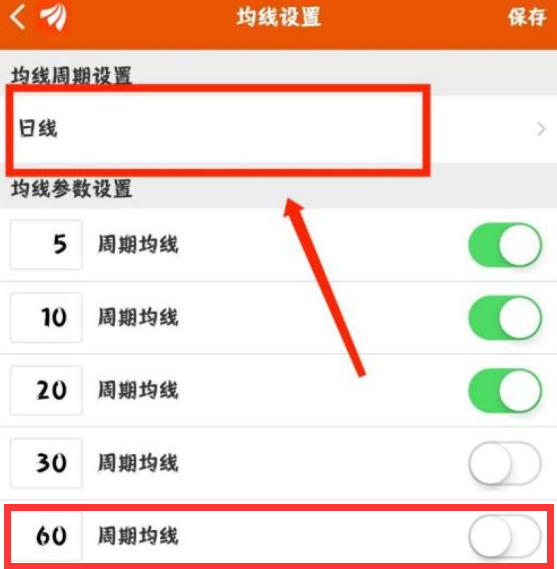 东方财富60日均线怎么调出来