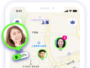 zenly冻结位置是什么样子