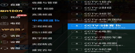 长虹数字电视怎么调出电视频道